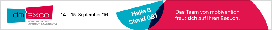 Banner dmexco Messe 2016