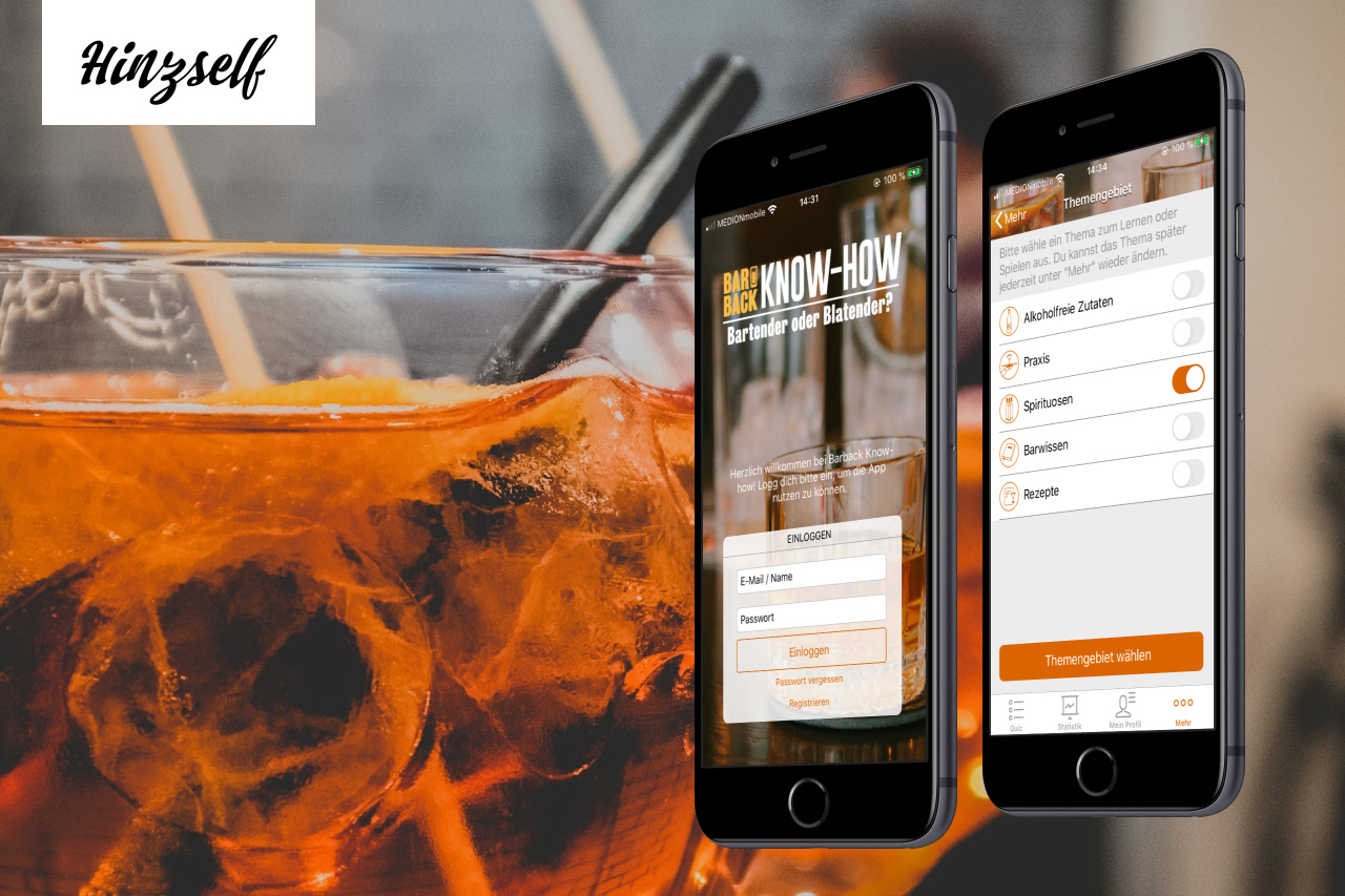 Referenz Vorschaubild Bartender Quiz App