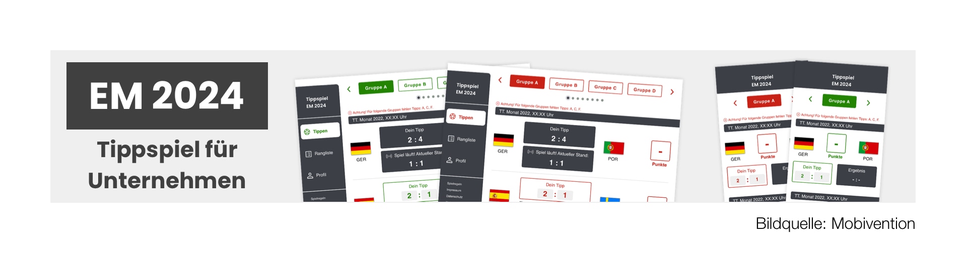 Grafik Tippspiel für Unternehmen