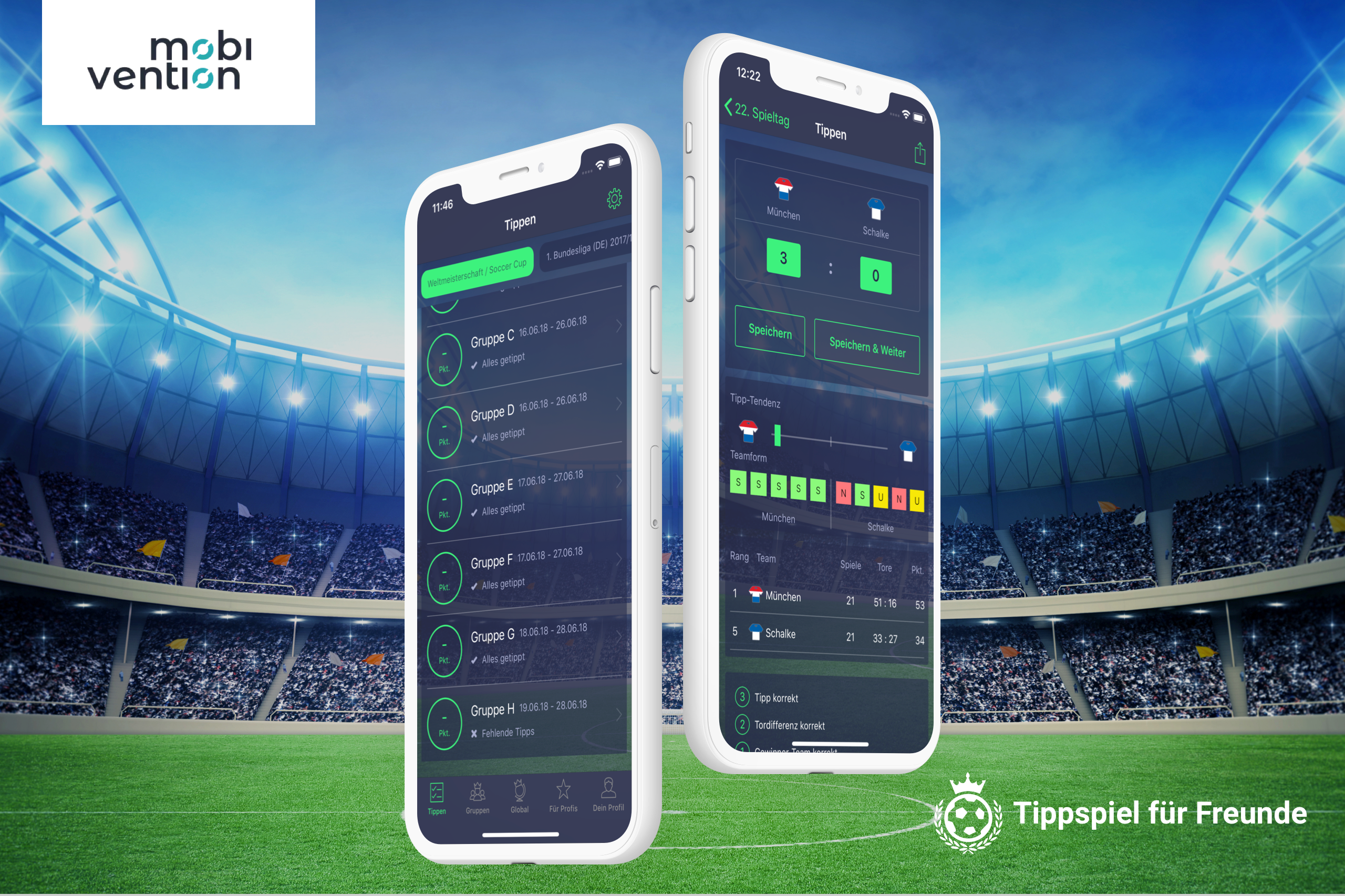 Referenz Vorschaubild Tippspiel App