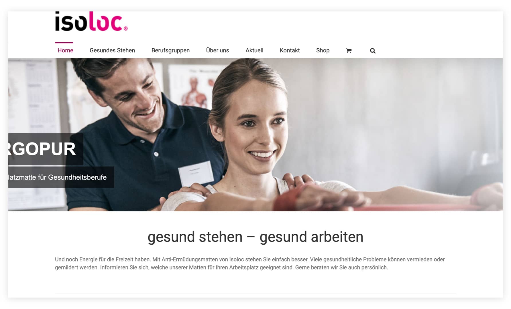 Referenz Isoloc Webshop Slider 1