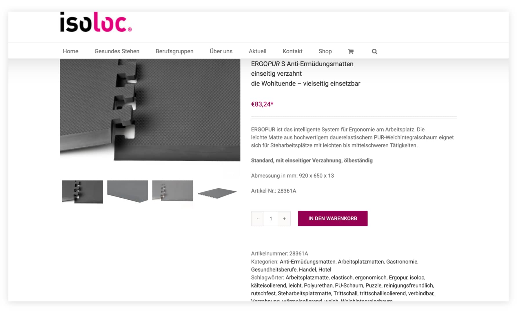 Referenz Isoloc Webshop Slider 4