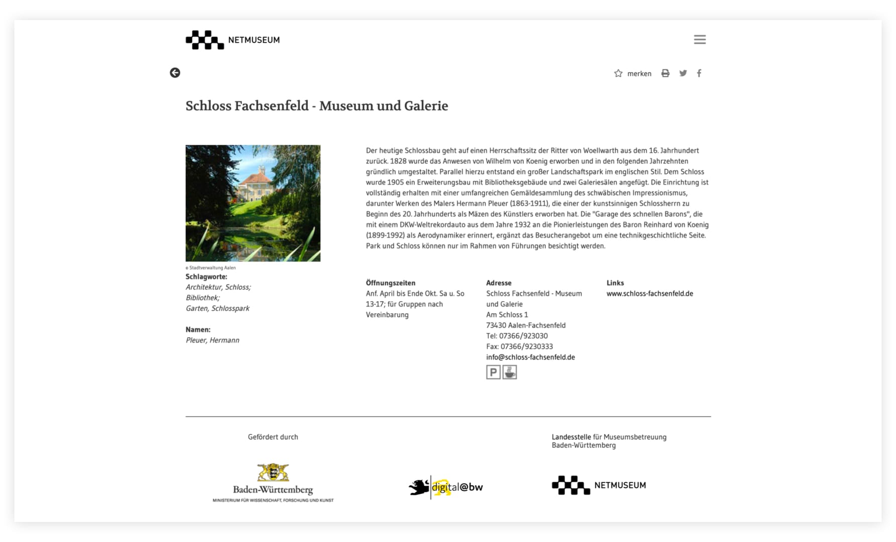 Referenz Netmuseum Website Slider 3