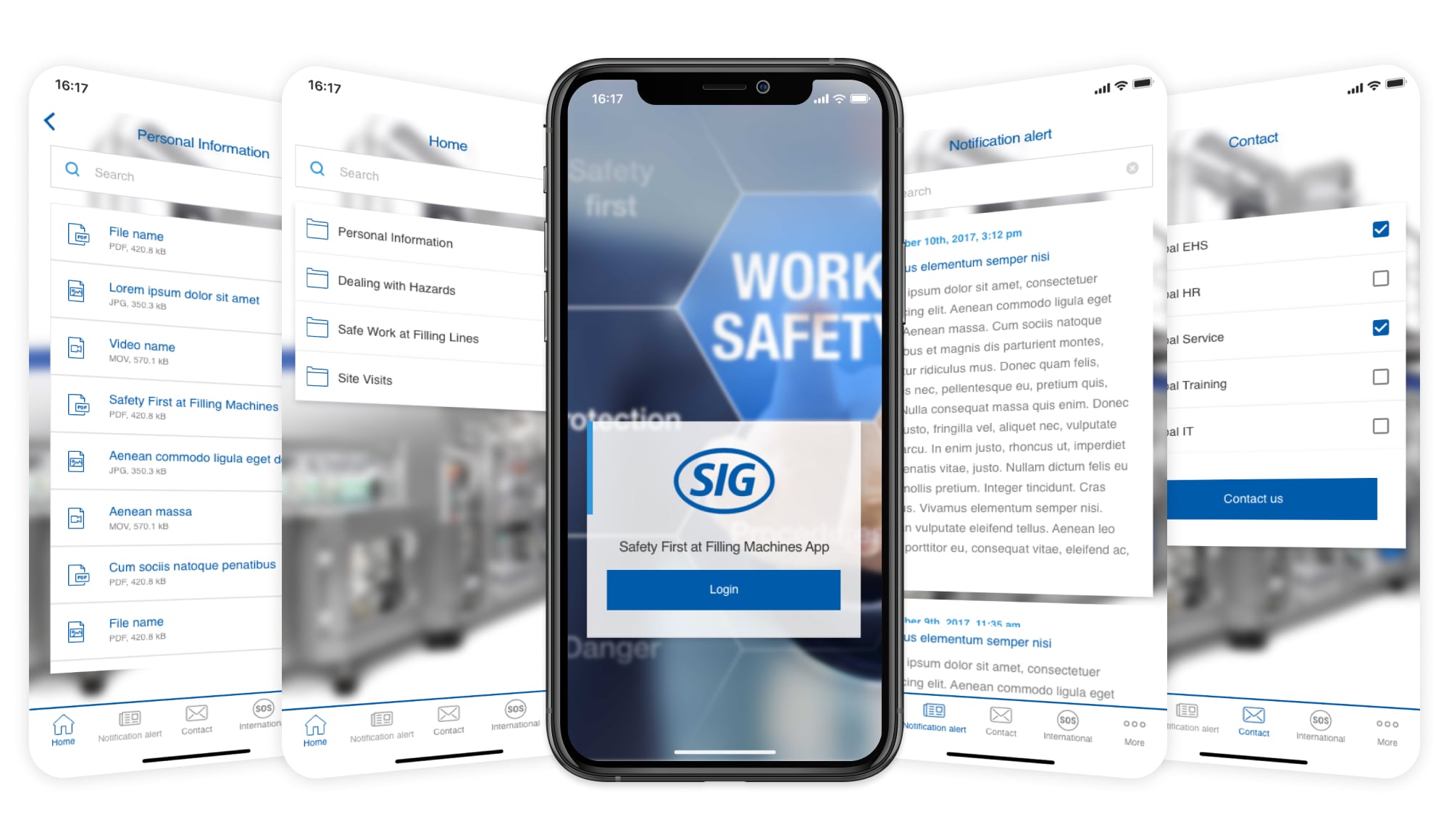 Referenz SIG Safety First App