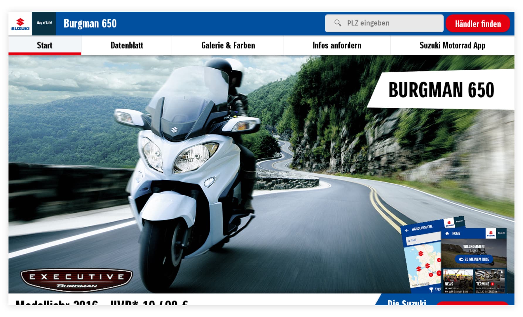 Referenz SUZUKI Motorrad Messe App Slider 1